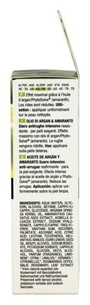 Anti-Wrinkle Intensive Serum Argan Oil & Amaranth 1 oz J603895