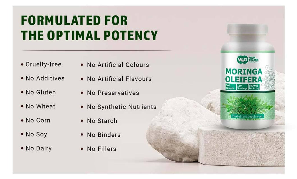 Moringa Leaf Powder Capsules 300 Pills H17110