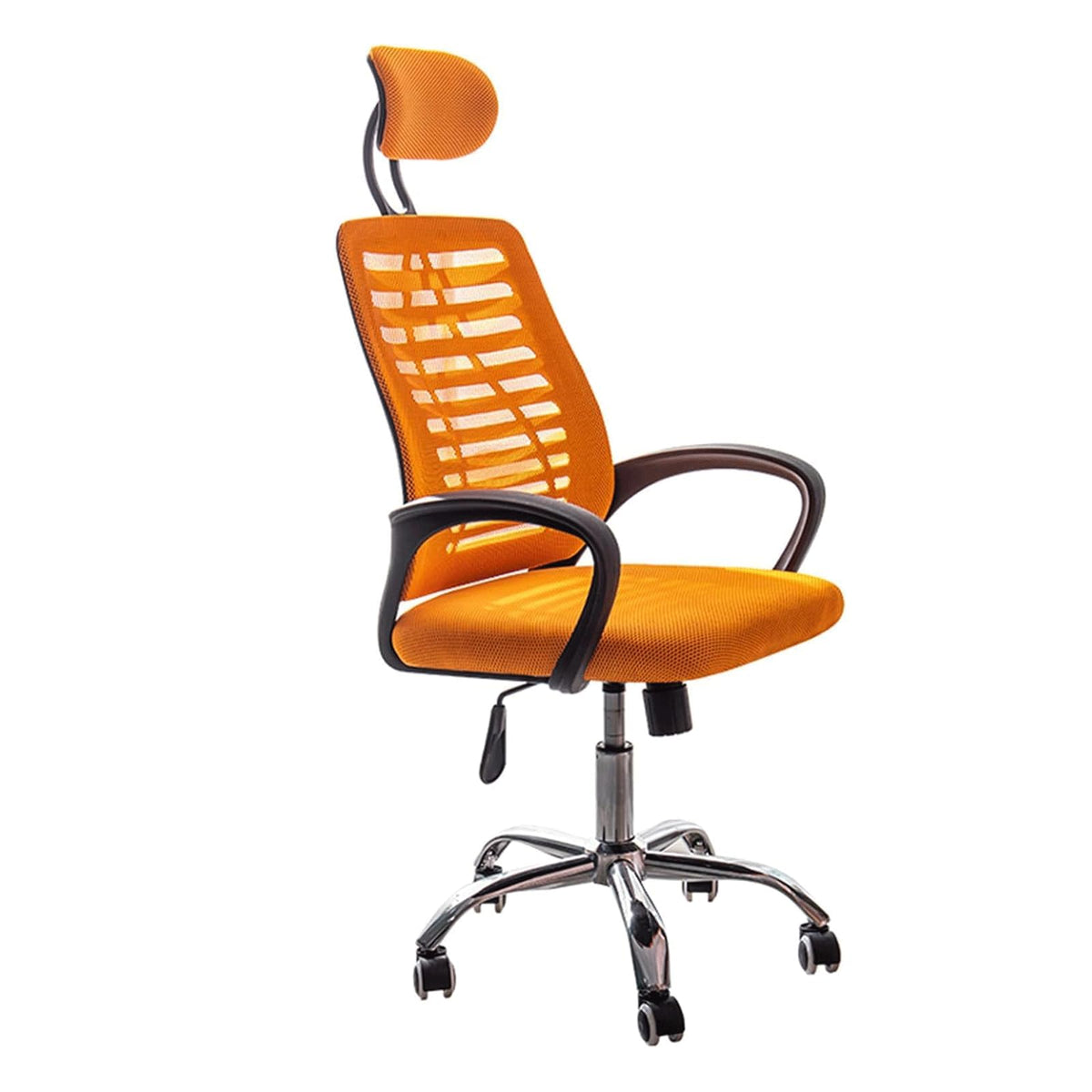 Ergonomic High Back Office Chair with Lumbar Support Orange D5769