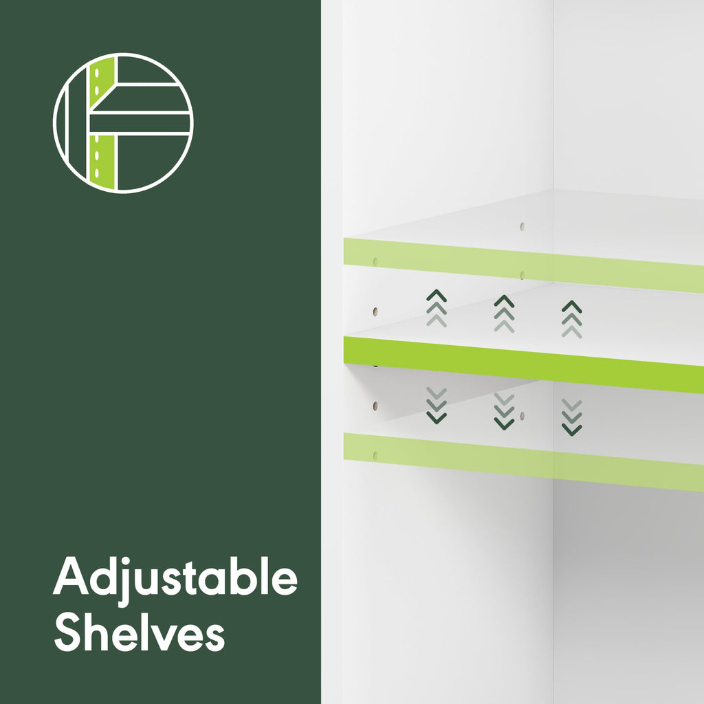 5-Tier Book Shelf with Adjustable Shelves T616