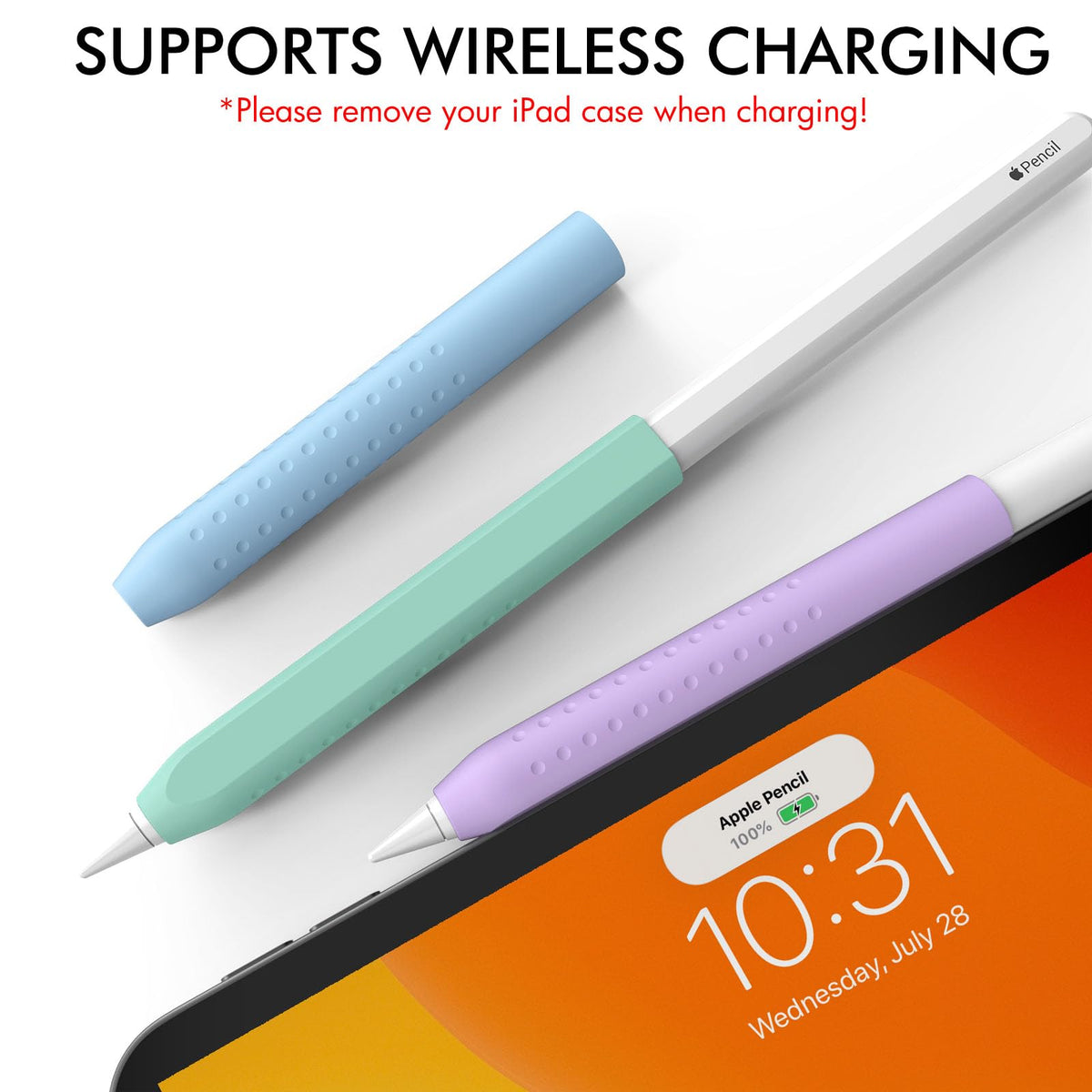 Silicone Grip for Apple Pencil 2nd Generation & Apple Pencil (USB-C) C75291