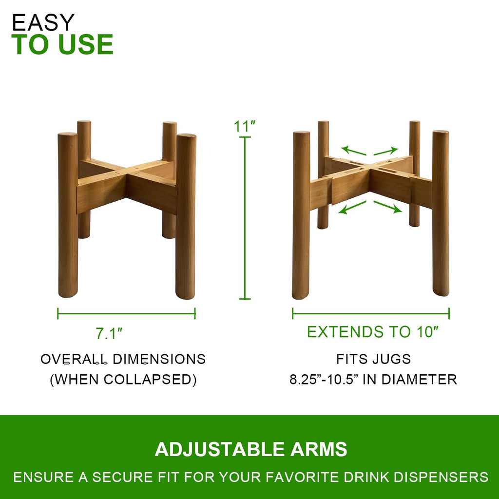 Adjustable Drink Dispenser Holder, 6-11 Inch S254422