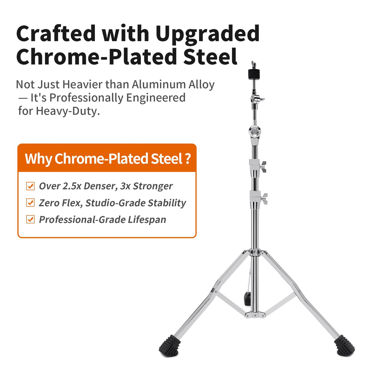 Heavy Duty 2-in-1 Convertible Cymbal Stand J9234