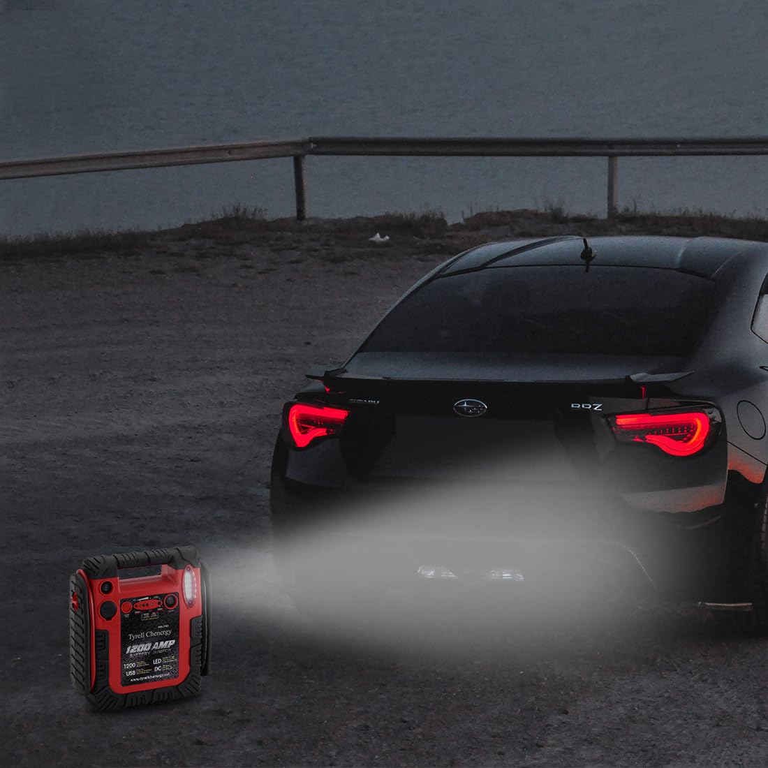 1800A Peak Car Jump Starter, 20000mAh Battery Booster, 12V Portable Power Bank with LED Light P275143