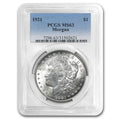 90% Silver Morgan Dollar MS63 Graded Coin Q6742