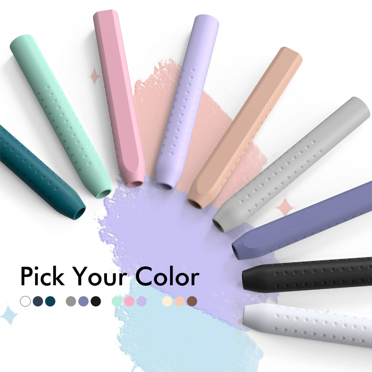 Silicone Grip for Apple Pencil 2nd Generation & Apple Pencil (USB-C) C75291