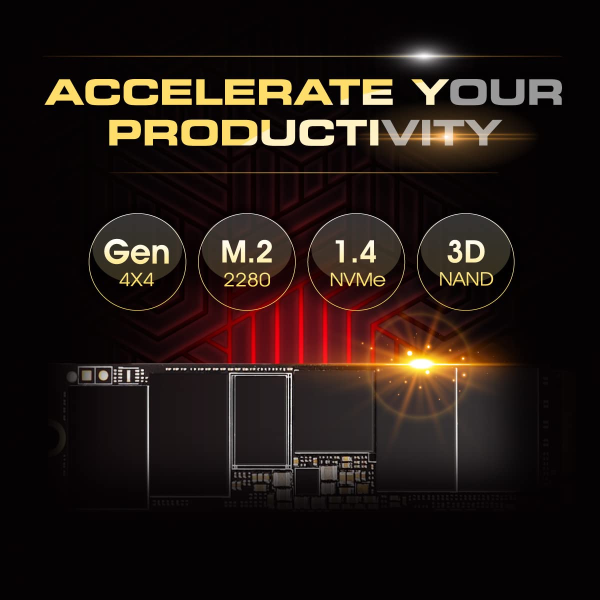 4TB NVMe 4.0 Gen4 PCIe M.2 SSD B9660