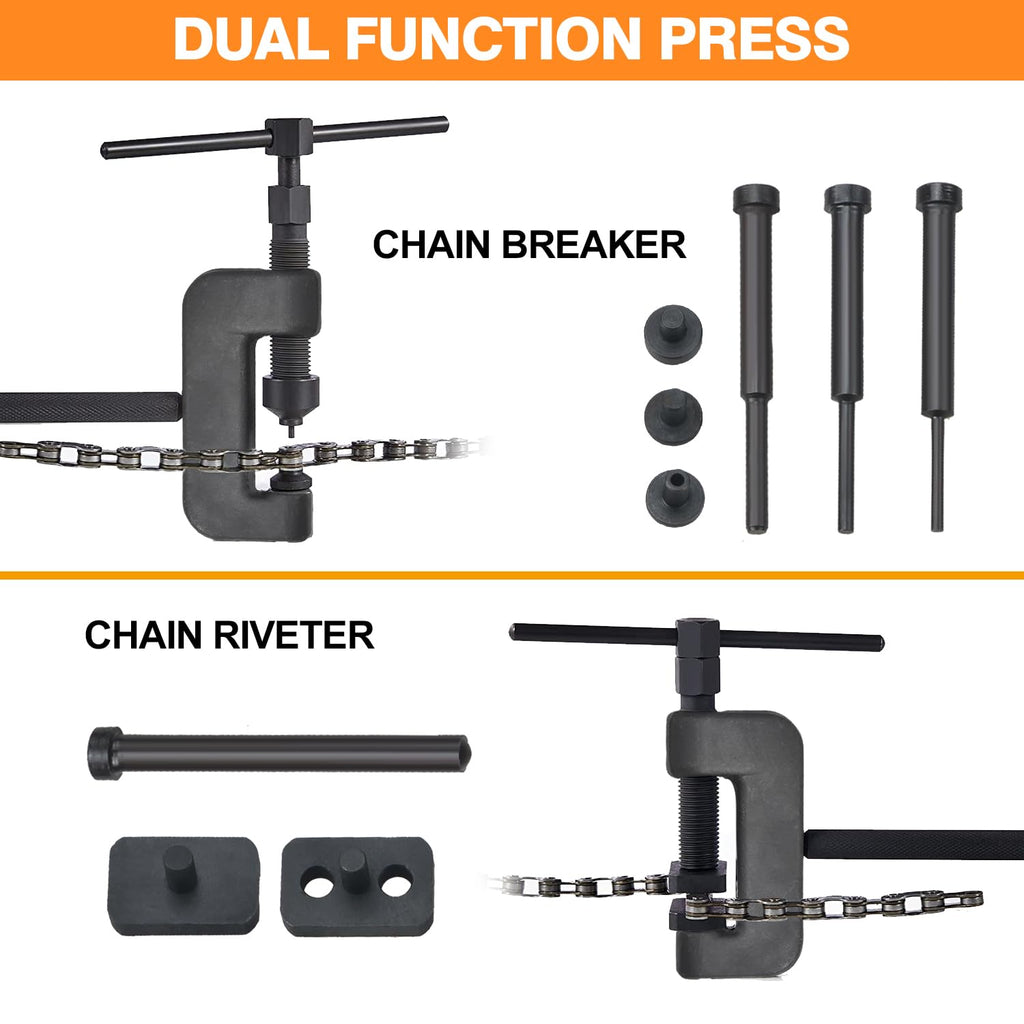 13-Piece Chain Breaker Rivet Tool Set T187