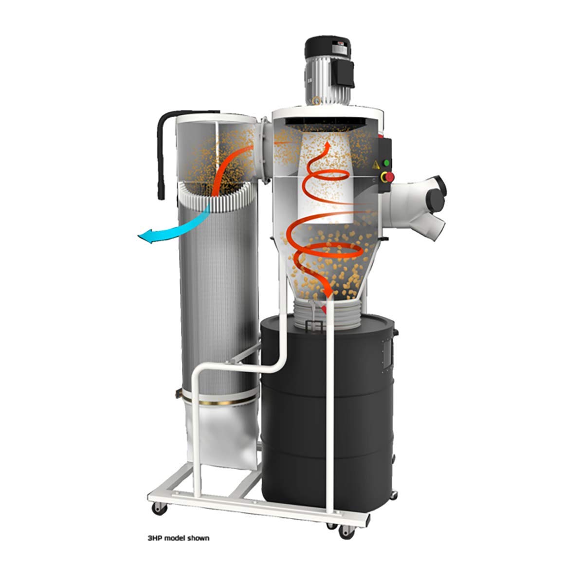 1-1/2 HP 2-Micron Filter Dust Collector N67998
