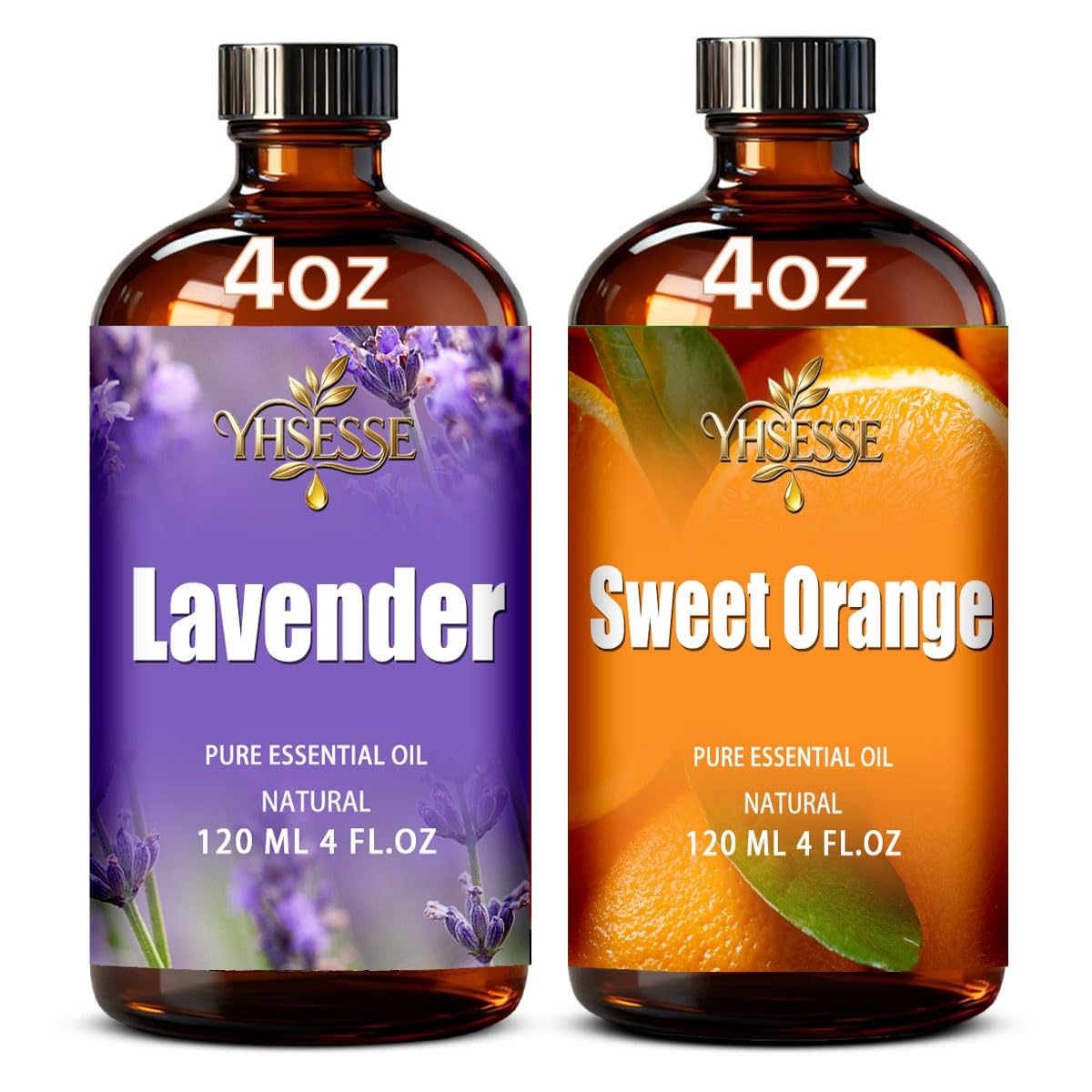 Sweet Orange and Lavender Essential Oil 4 Fl Oz X3846