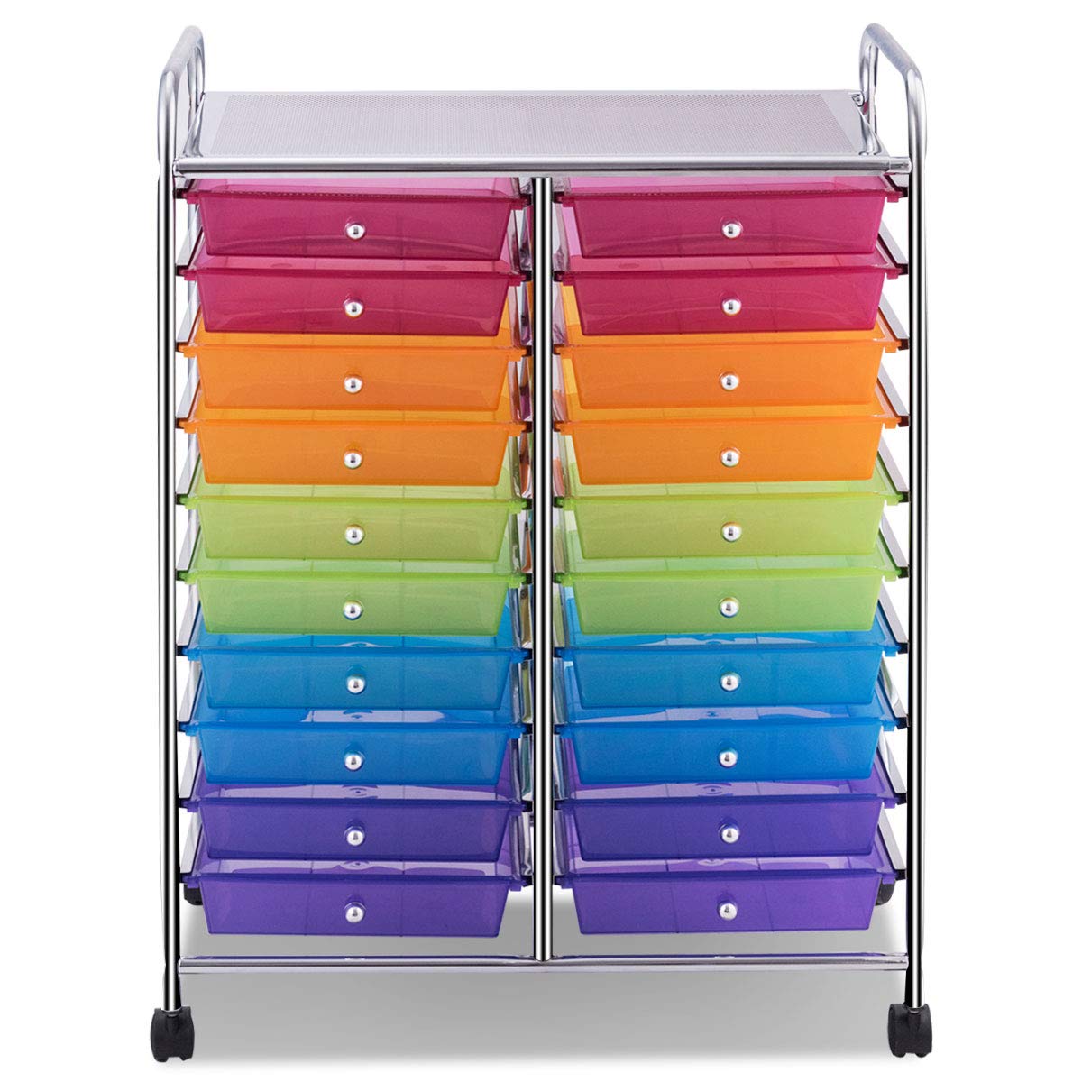 20 Drawer Rolling Storage Cart Organizer T917284