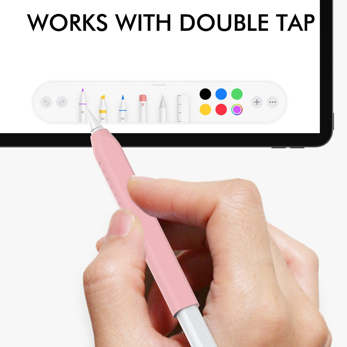 Silicone Grip for Apple Pencil 2nd Generation & Apple Pencil (USB-C) C75291