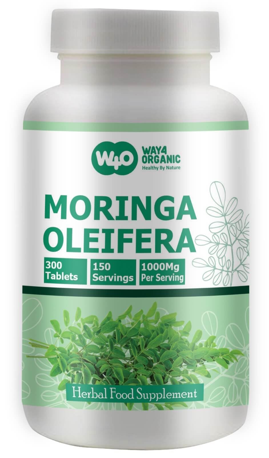 Moringa Leaf Powder Capsules 300 Pills H17110