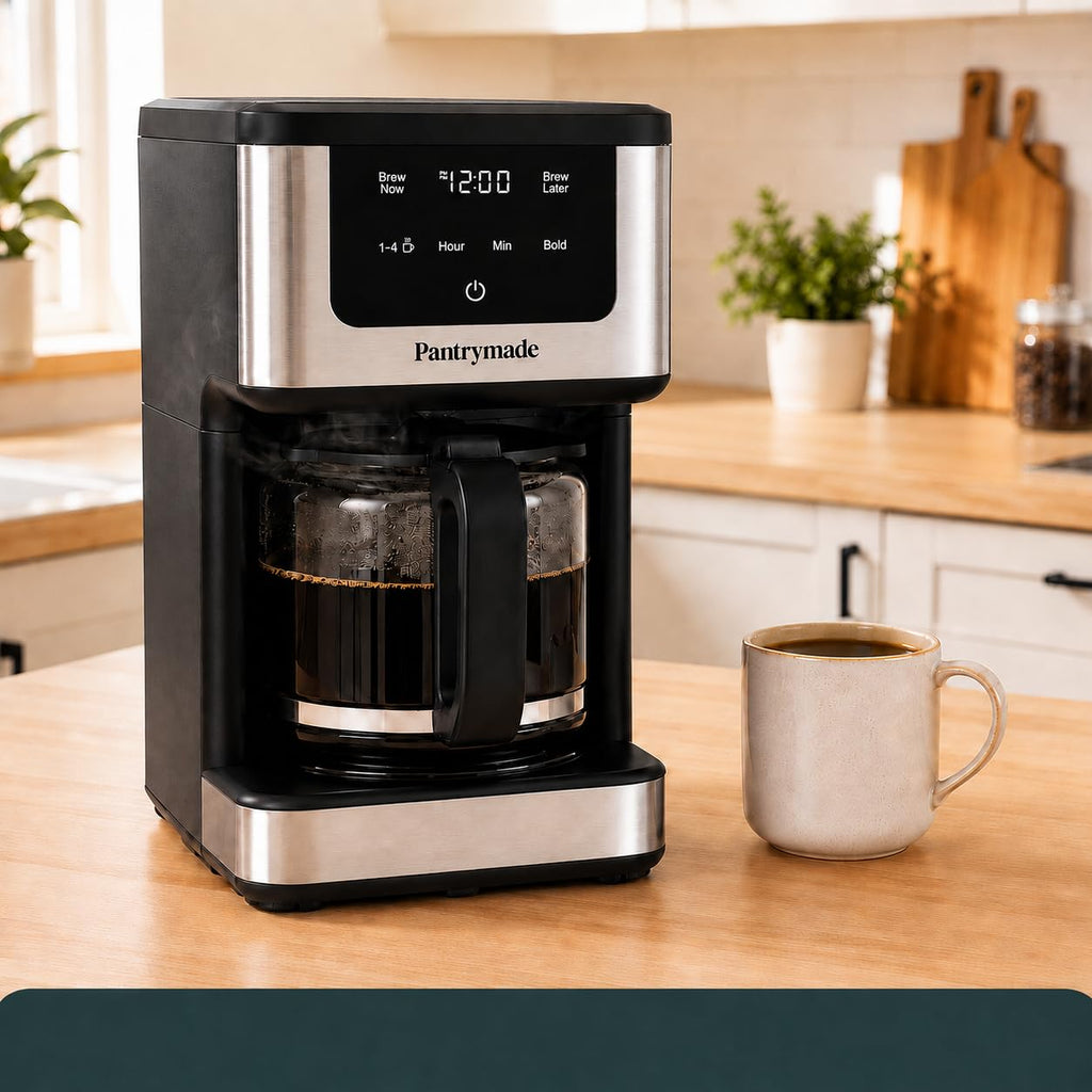 14-Cup Programmable Drip Coffee Maker with Glass Carafe, Black W325457