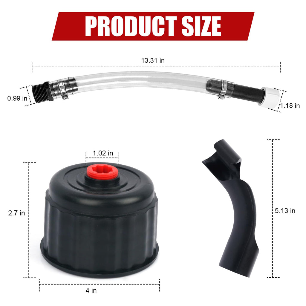 5 Gallon Fuel Jug Hose and Cap Kit M39324