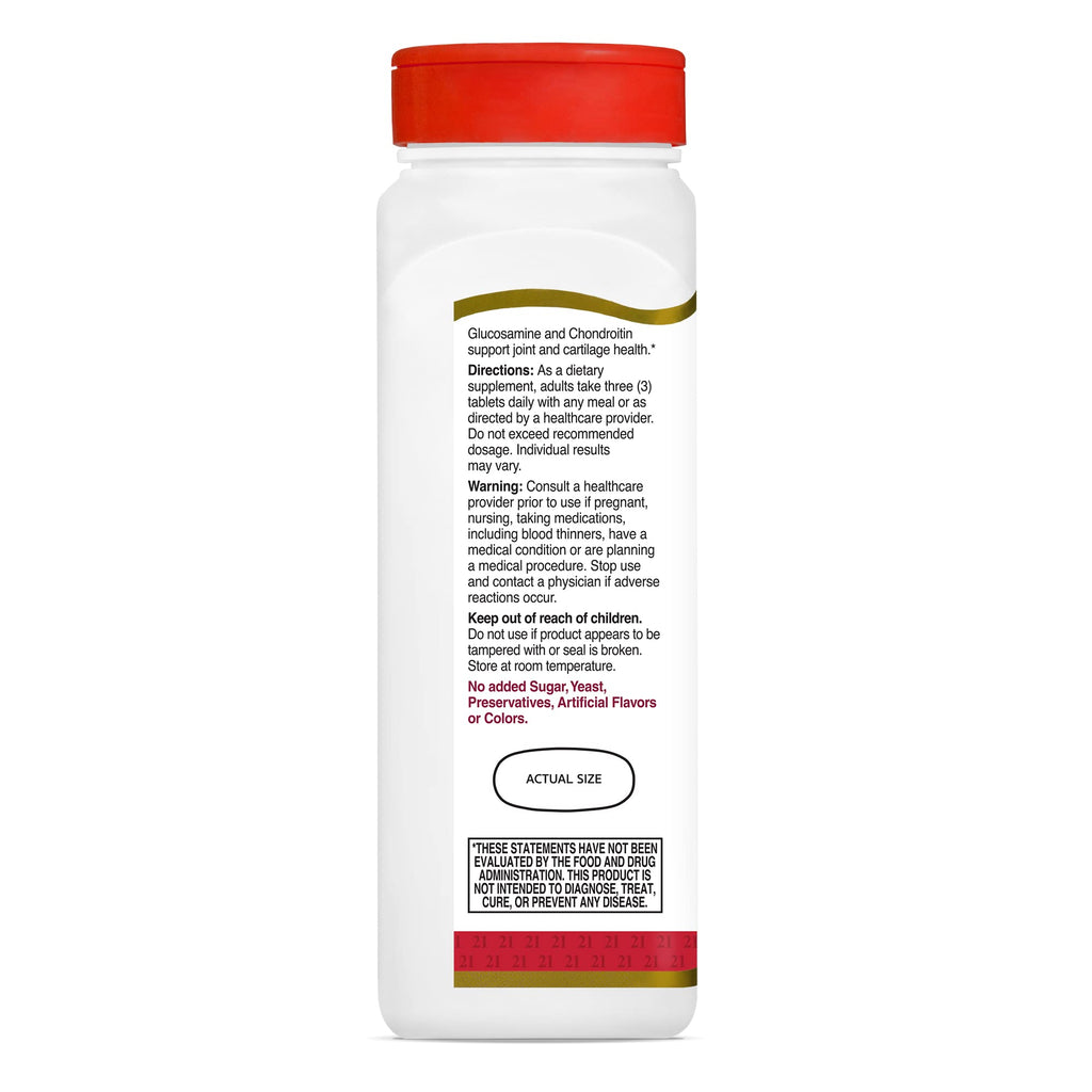 Glucosamine Chondroitin 500/400mg 180ct L640