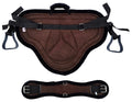 Padded Suede Leather Bareback Pad with Girth & Stirrups W3602