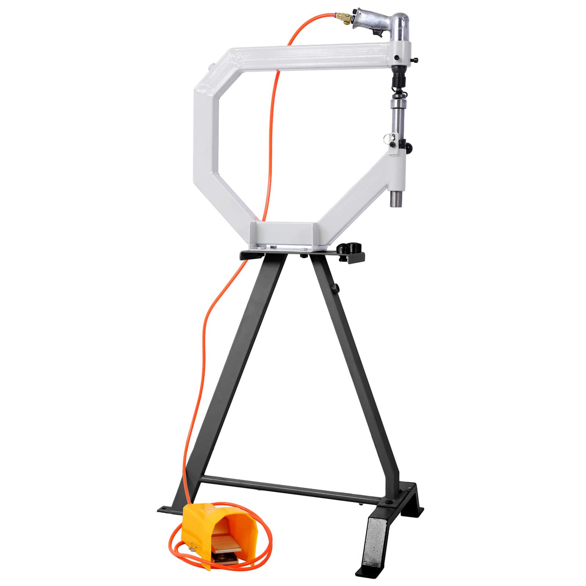 Pneumatic Planishing Hammer with Steel Frame Stand and Foot Pedal A294350