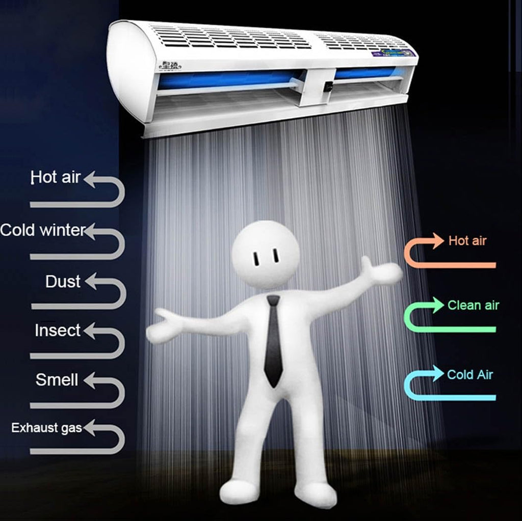 Over Door Air Curtain Fan, 2 Wind Speeds, 100cm T5565