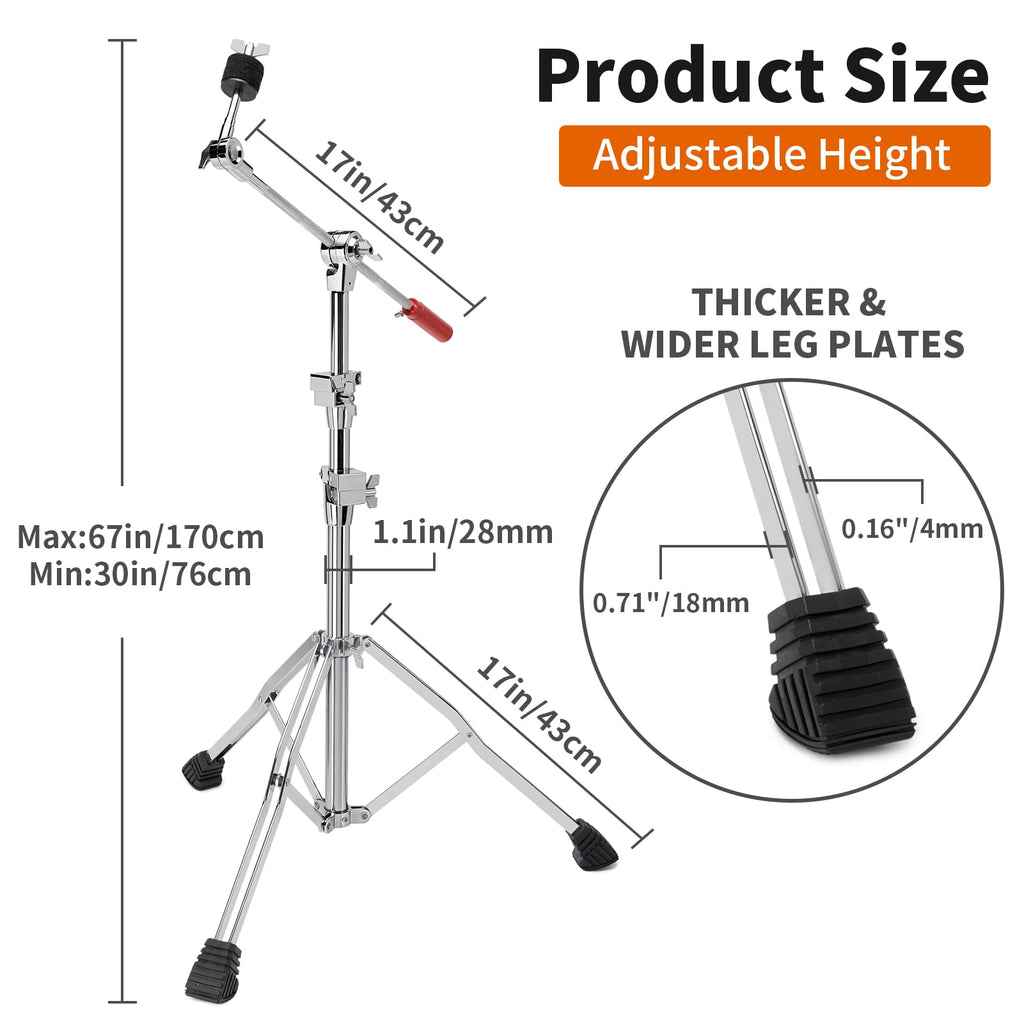 Heavy Duty 2-in-1 Convertible Cymbal Stand J9234