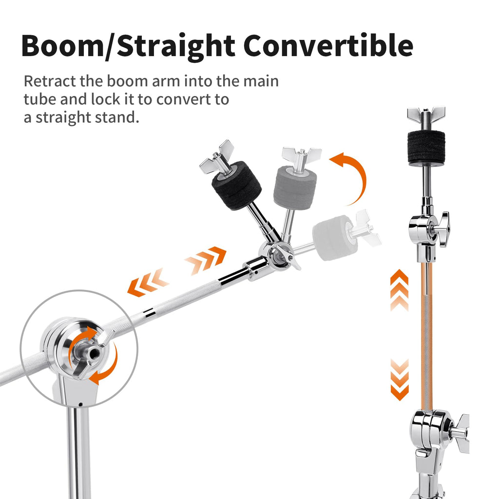 Heavy Duty 2-in-1 Convertible Cymbal Stand J9234