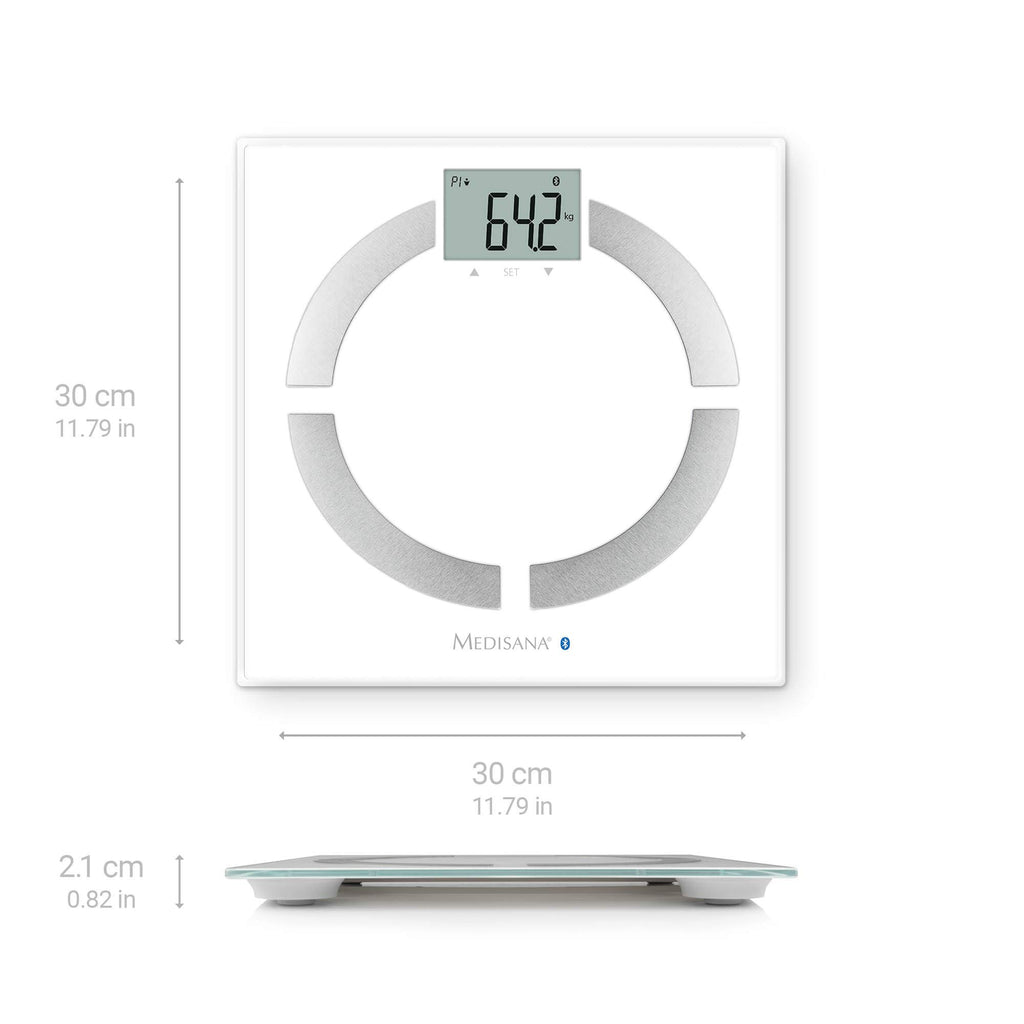 White 180 kg Body Analysis Scale M50874