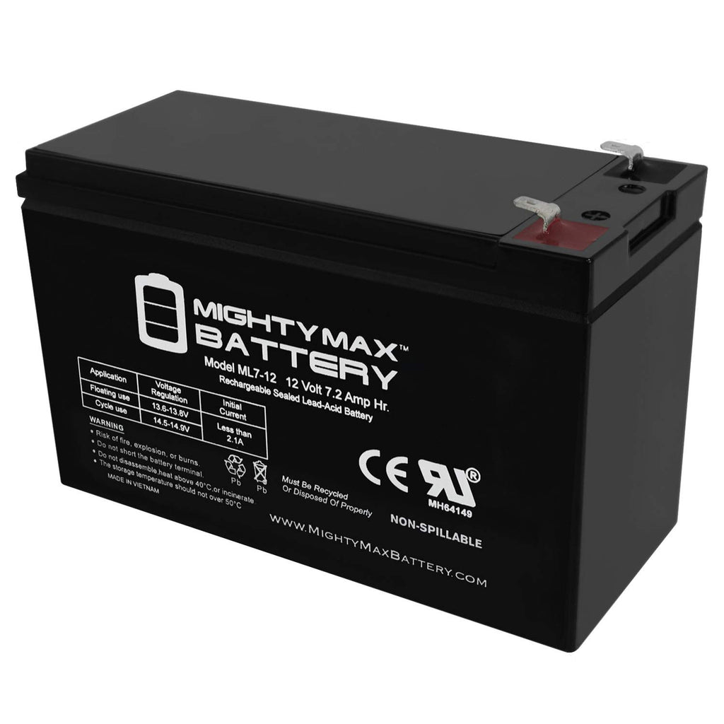 12 Volt 7.2 AH SLA Battery Q9900