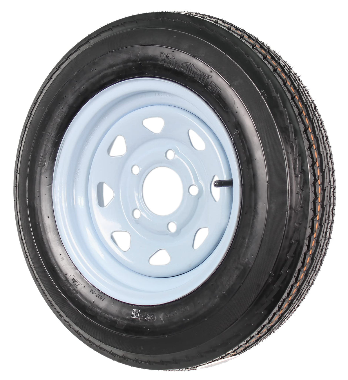 12 Inch 5 Lug Trailer Tire Rim Assembly Q493635