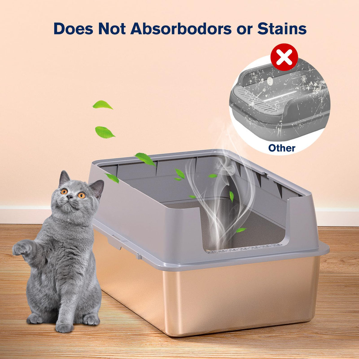 Stainless Steel XXL Litter Box T267427