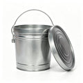 Galvanized Steel 6 Gallon Storage Can with Locking Lid J61401