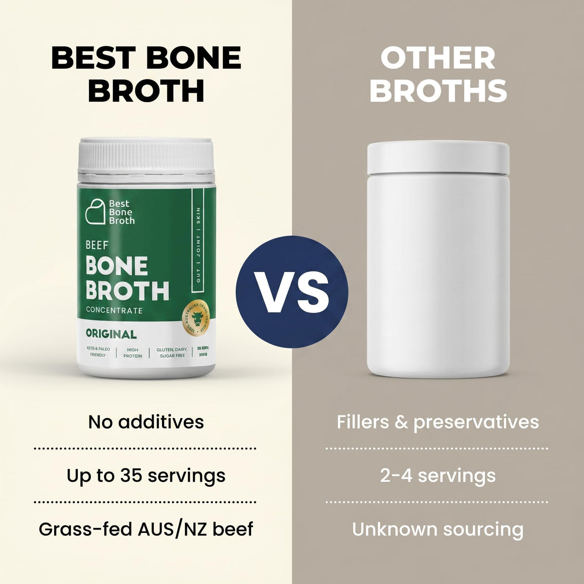 Grass Fed Beef Bone Broth Concentrate H352