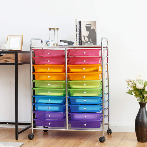 20 Drawer Rolling Storage Cart Organizer T917284