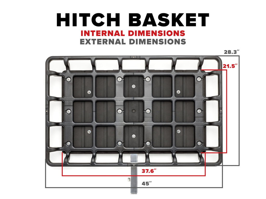 Hitch Cargo Carrier 45"x28" 500lb. Aluminum A5588