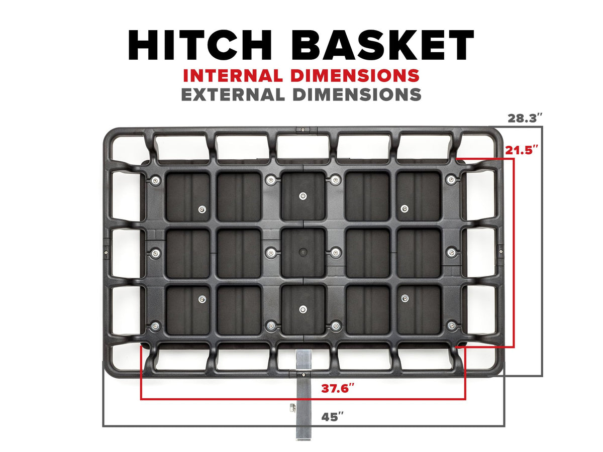 Hitch Cargo Carrier 45"x28" 500lb. Aluminum A5588