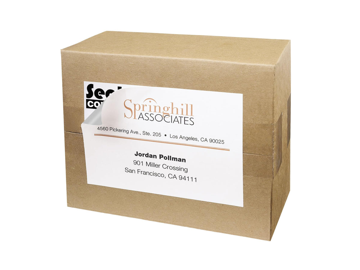 Printable Shipping Labels, 4" x 6", White, 20 Blank Address Labels W3235