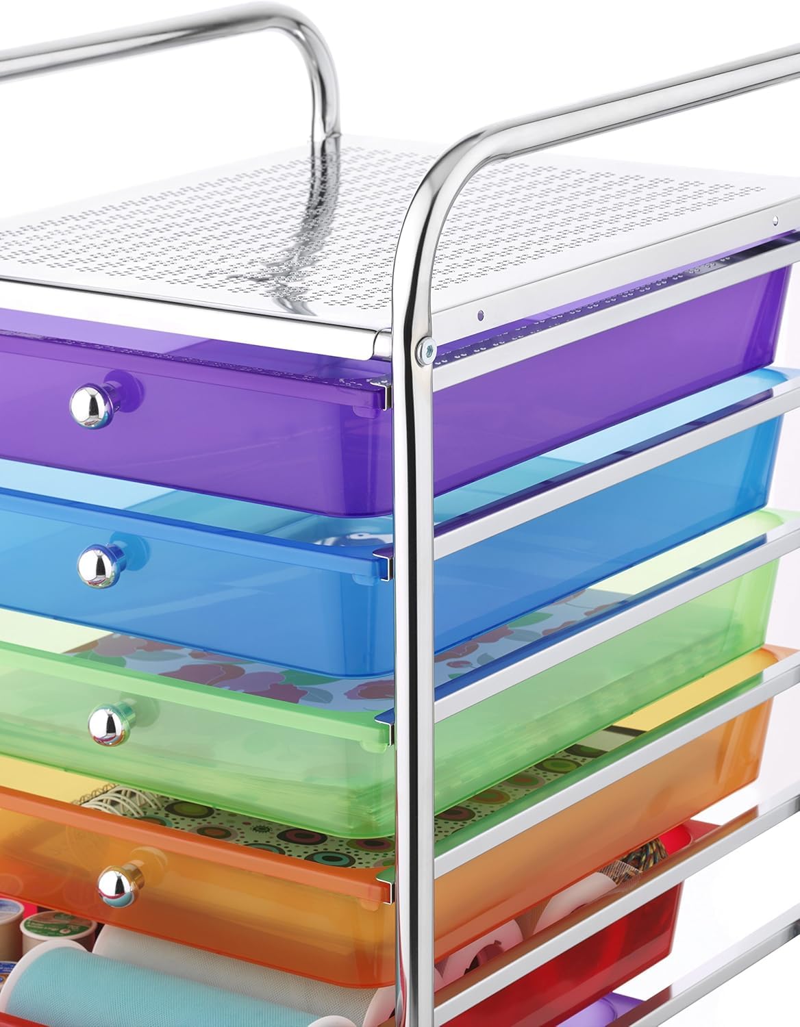 10 Drawer Rolling Craft Storage Cart H3271