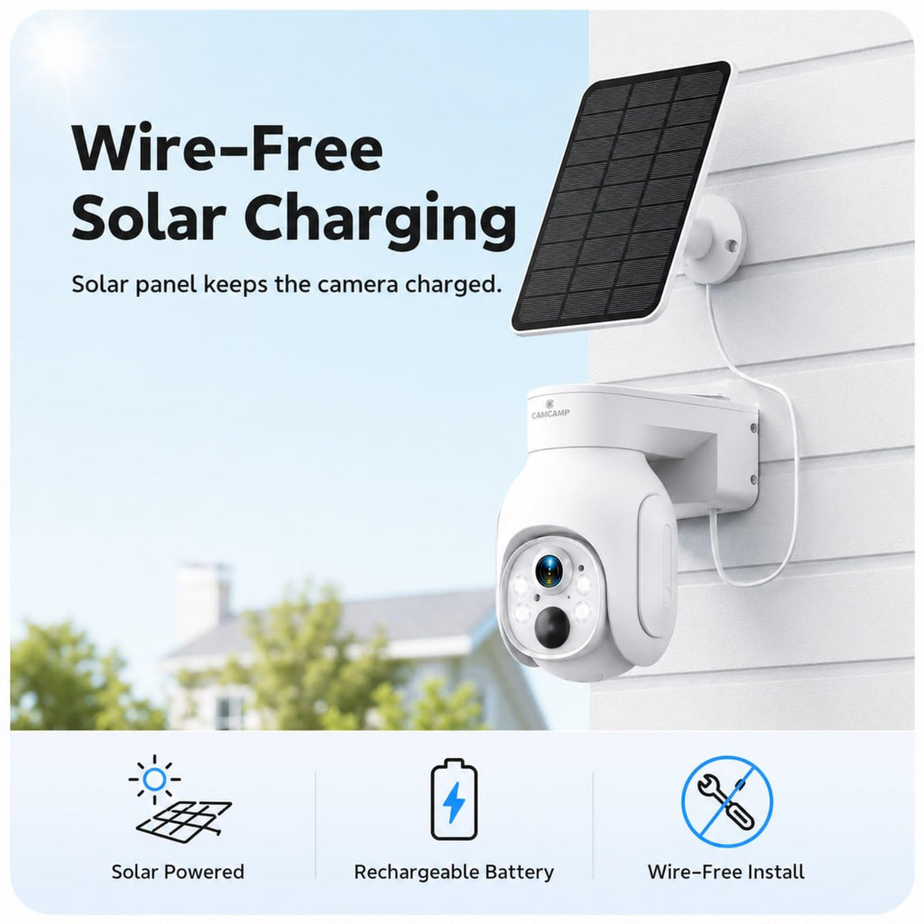 Solar Security Cameras Wireless Outdoor 4 Pack T421085