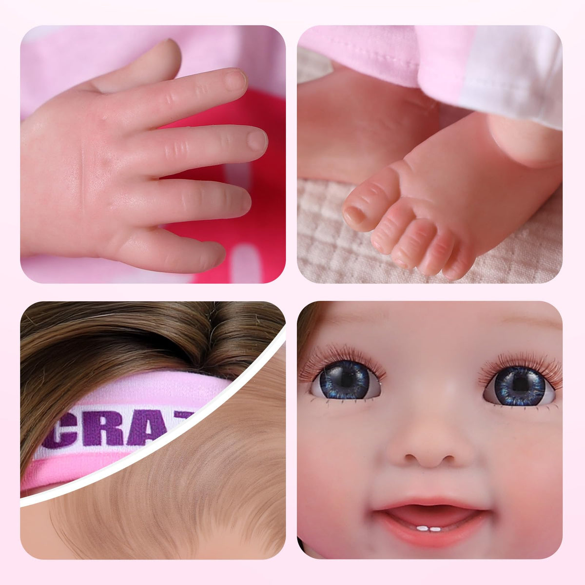20 Inch Reborn Baby Dolls Girl P174