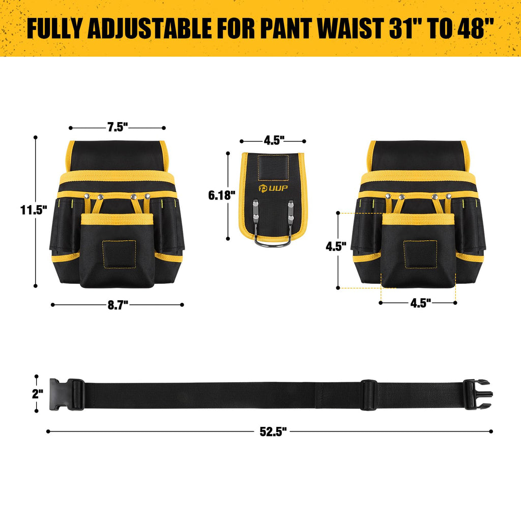 Heavy Duty 26 Pockets Magnetic Tool Belt B494