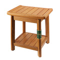 Waterproof Wooden Teak Shower Bench D6001
