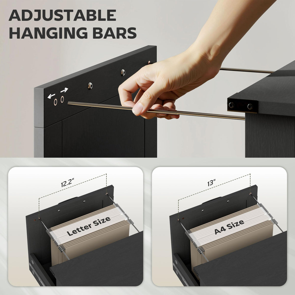 2 Drawer Vertical File Cabinet N717
