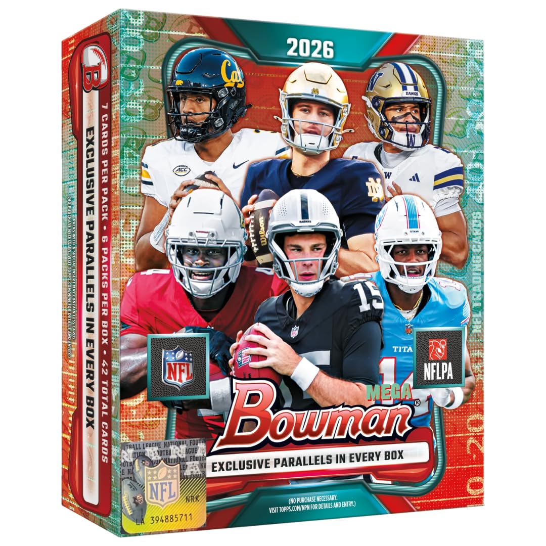 2026 Bowman Football Mega Box Factory Sealed B2200
