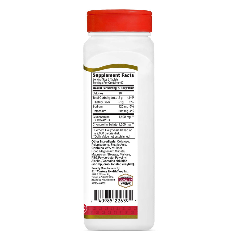 Glucosamine Chondroitin 500/400mg 180ct L640