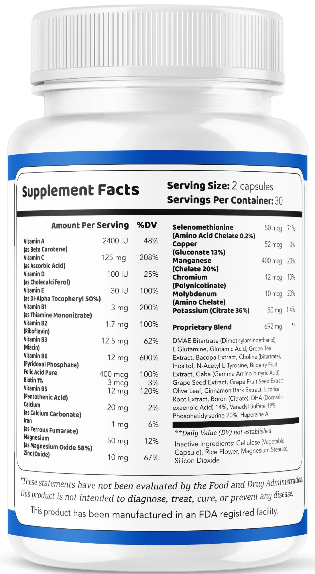 Memory Supplement 180 Capsules Q63984