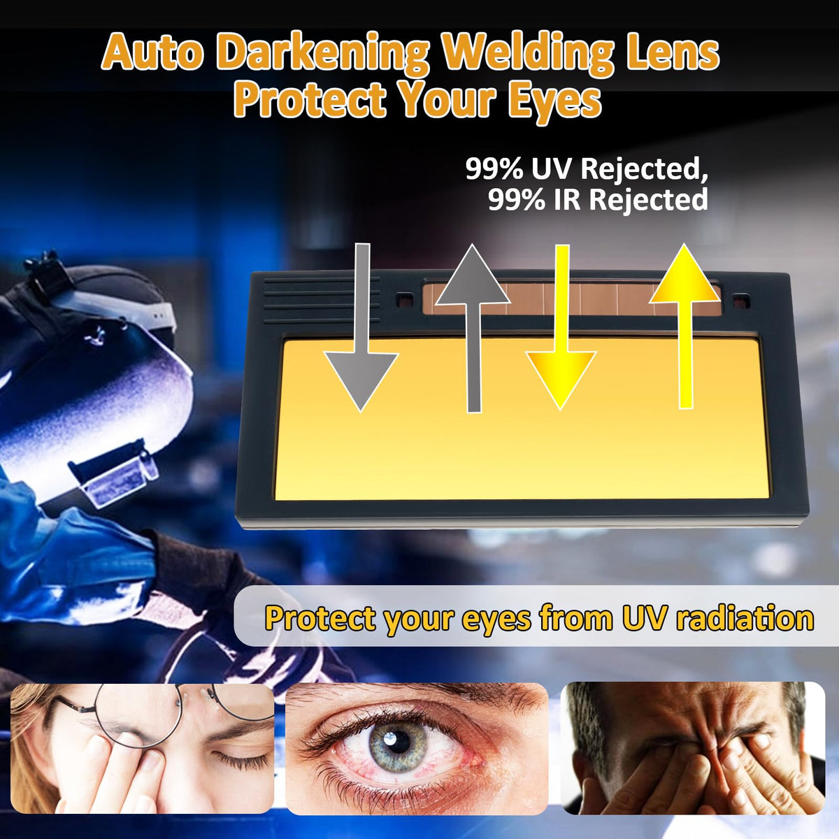 Auto Darkening Welding Lens Shade 5-13 E775
