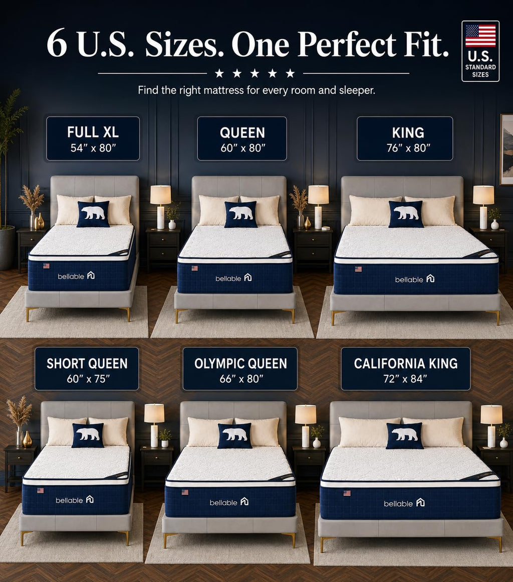 Full XL 14 Inch Cooling Gel Memory Foam Pocket Spring Mattress U157718
