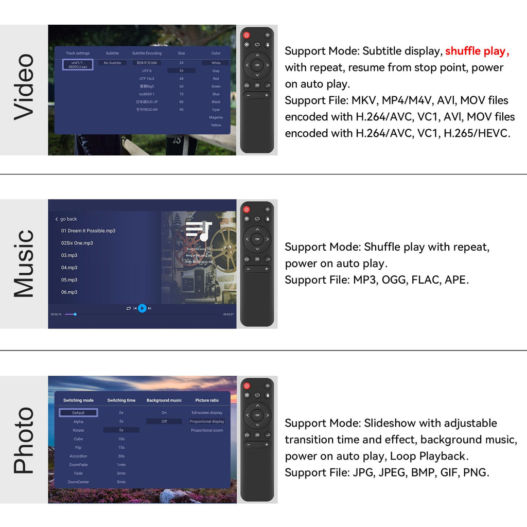 HDMI TV Media Player H1319