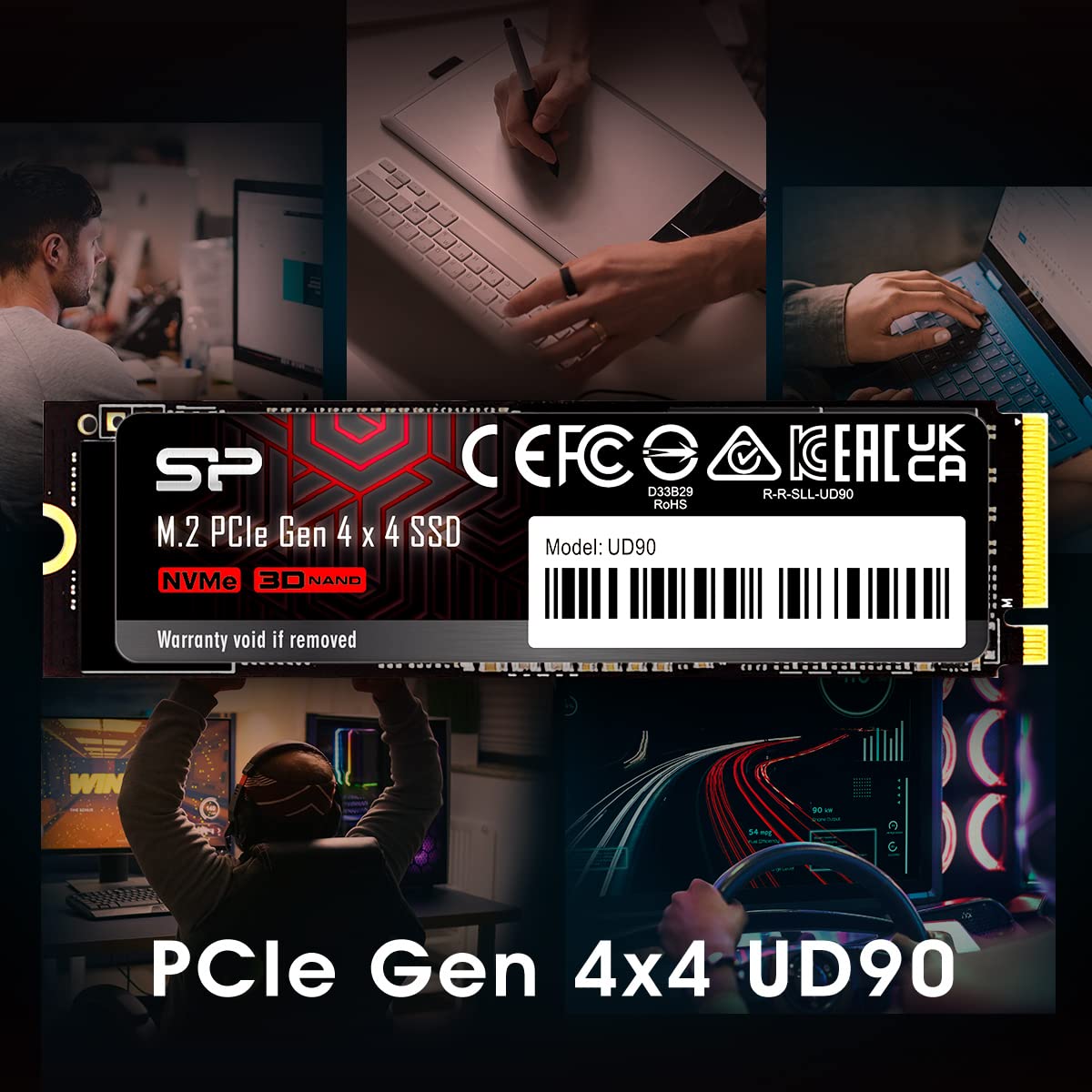 4TB NVMe 4.0 Gen4 PCIe M.2 SSD B9660