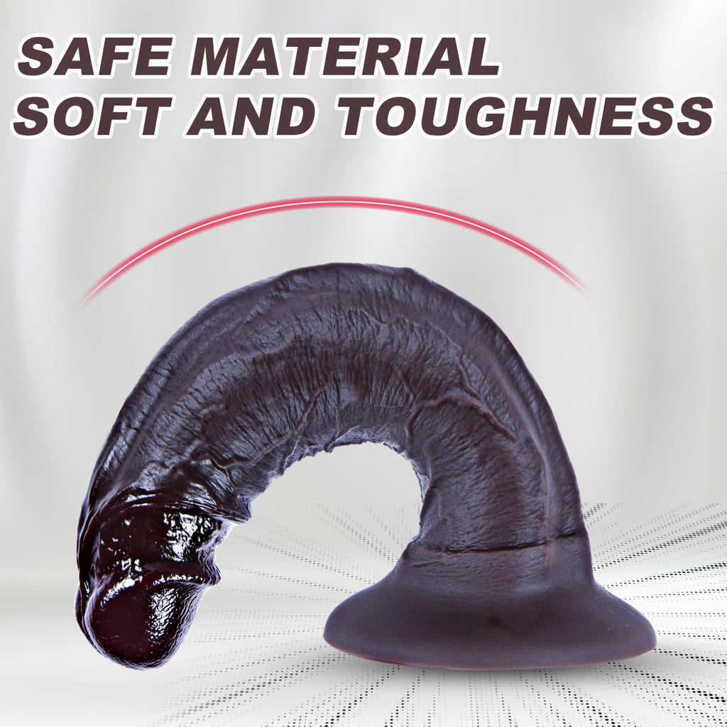 7 Inch Dual Density Silicone Dildo with Suction Cup H476458