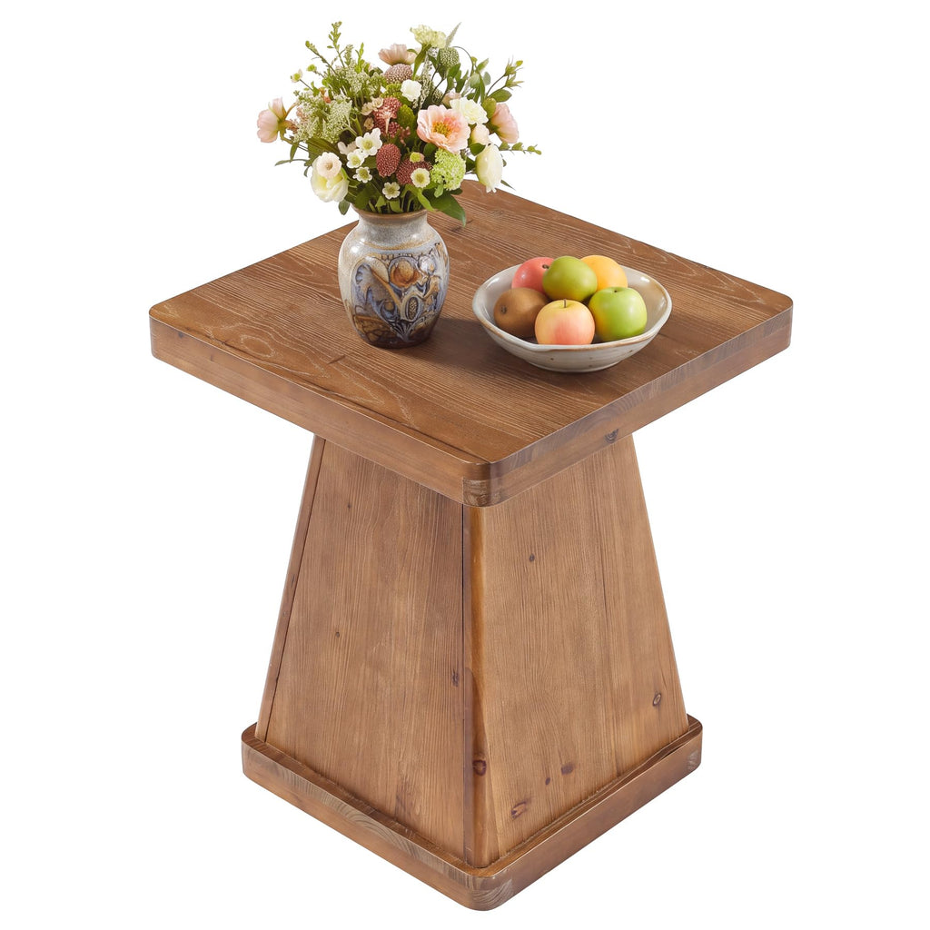 Solid Wood Side Table Set of 2 L6270
